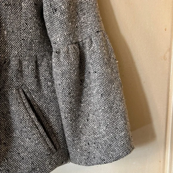 Olive des Olive Black and White Double-Breasted Tweed Jacket size S - Picture 6 of 11